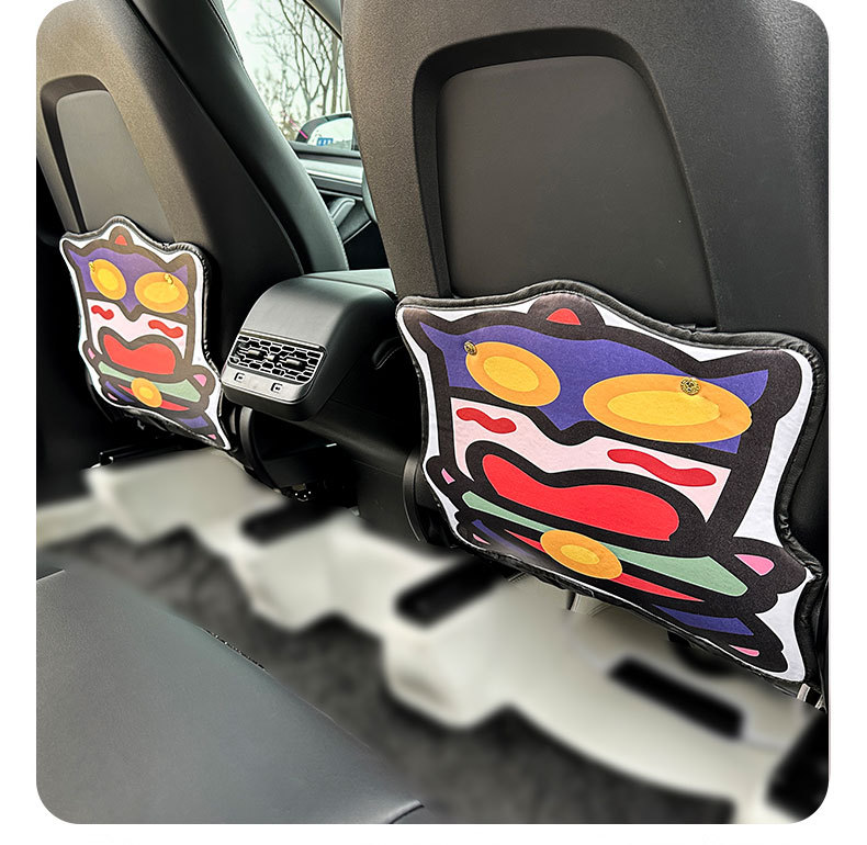 Dynamic Superman Small New Car Anti-kick Pad Universal Rear Seat Back Anti-dirty Protective Pad Car Rear Seat Protective Pad