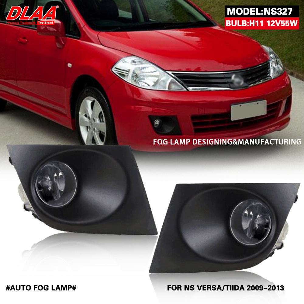 Aplicable a Nissan 05 06 07 - 10 años Yida delantero conjunto de luz de niebla antigua Yida luz diurna luz de barra de luz