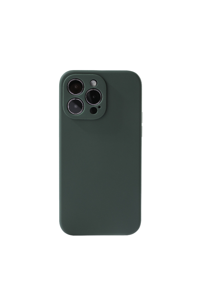 Funda de silicona líquida para Apple 14PRO, anticaídas, protección completa de la lente, funda de silicona IP14PM con orificios precisos