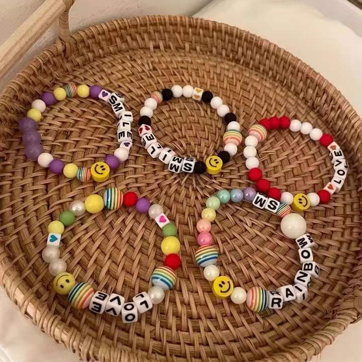 Brand cute beaded bracelet pearl