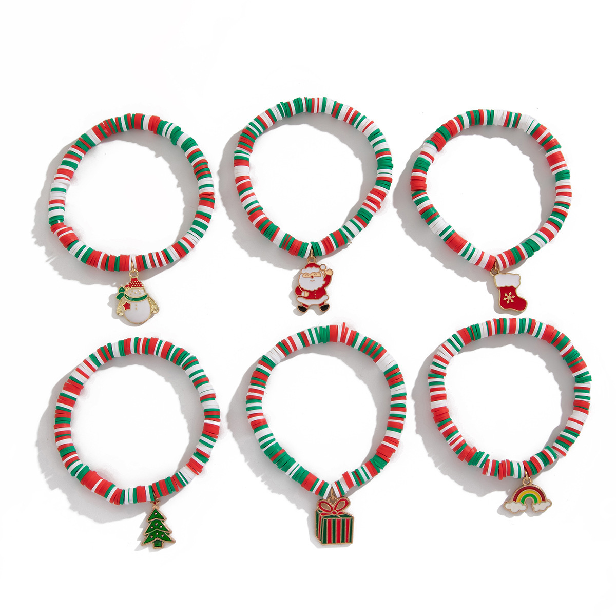 47g Weight Christmas Festival Women's Gender Cute Style Cute Beaded Bracelets Wholesale 17