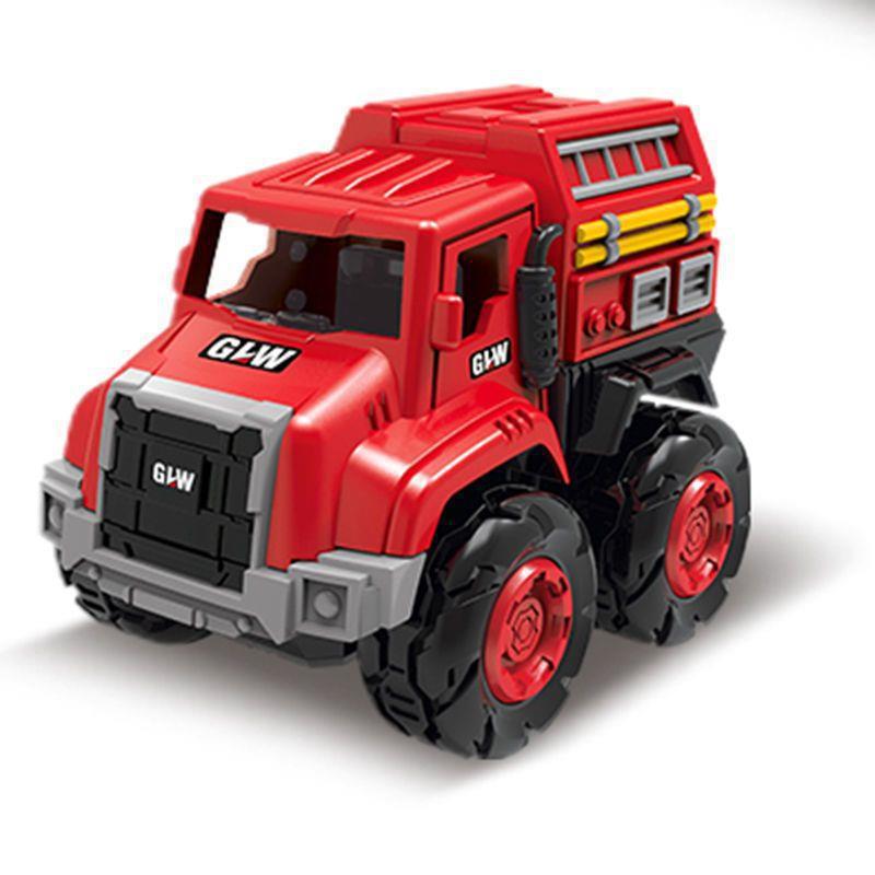Juguetes de ingeniería de aleación transfronteriza para niños mezcladores resistentes a la caída para niños excavadoras modelo de inercia