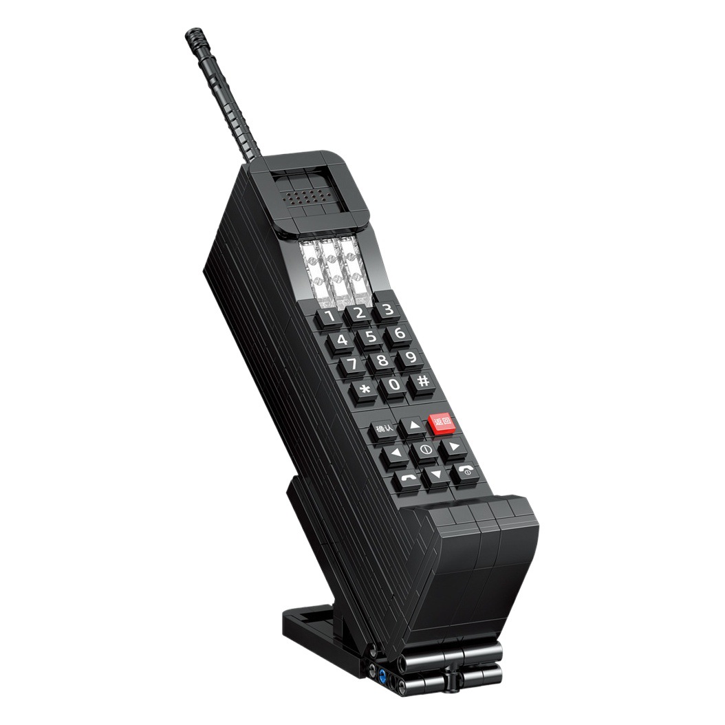 Zhe Gao lin00987 retro Hong Kong estilo Big Brother creativo montaje rompecabezas bloques de construcción regalo juguete para el novio modelo