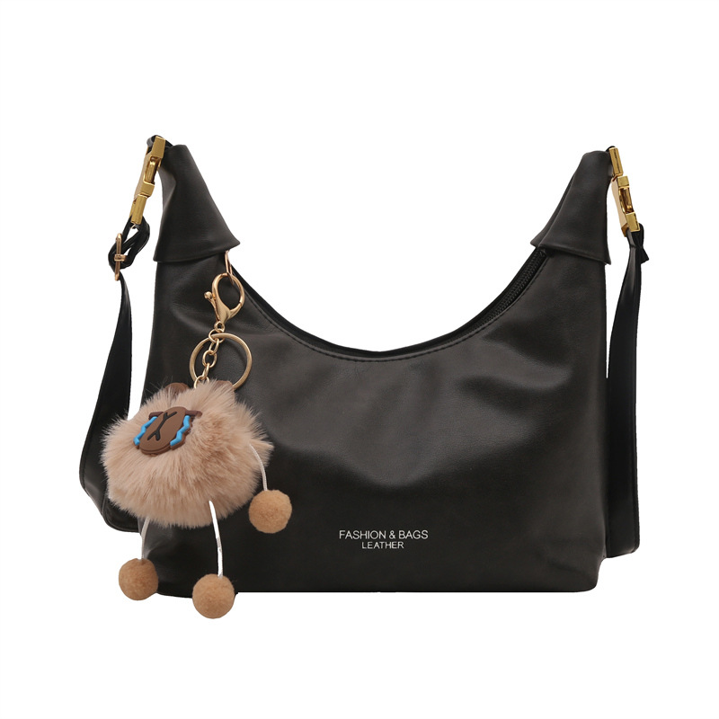 Corea del Sur INS moda moda bolso de brazalete de invierno 2024, nuevo retro simple bolso de hombro bolso de mujer