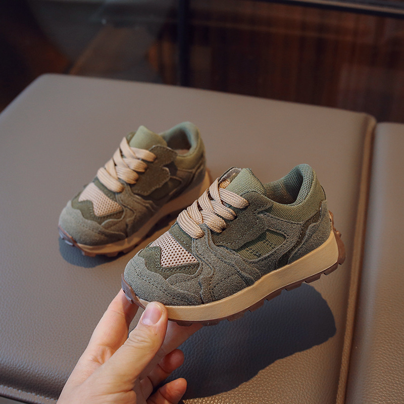 Zapatos deportivos de primavera y otoño para niños, marca de moda, zapatos Forrest Gump para niños y niñas al por mayor, zapatos deportivos para niños de otoño 2025, zapatos casuales de moda