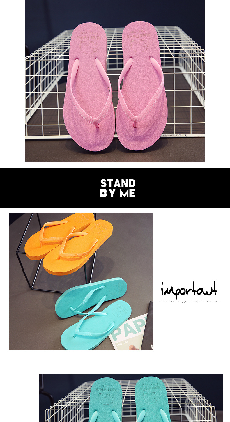Women's Trendy Flat Flip-flops For Beach Summer Casual Wear_voghion.com