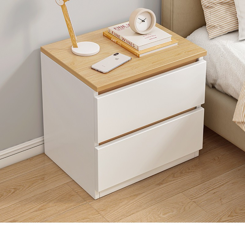 Mesita de noche simple, moderna, ligera, de lujo, dormitorio simple, pequeño armario junto a la cama, armario de almacenamiento, mini estante pequeño