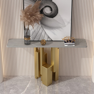 Wholesale Csp1 Italian Slate Luxury Entrance Modern Art Home Wall Decoration Cabinet Table Guest Hotel End Table
