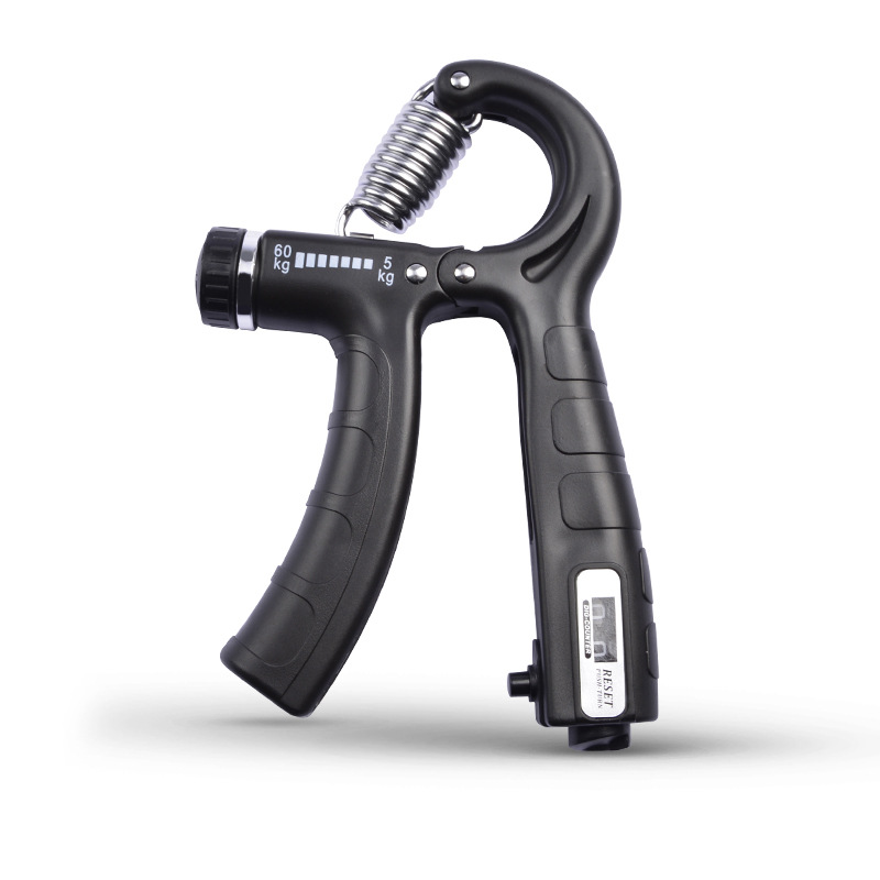 Contando agarre fitness muñeca fuerza muscular ejercicio tensión portátil ajustable agarre mano entrenador