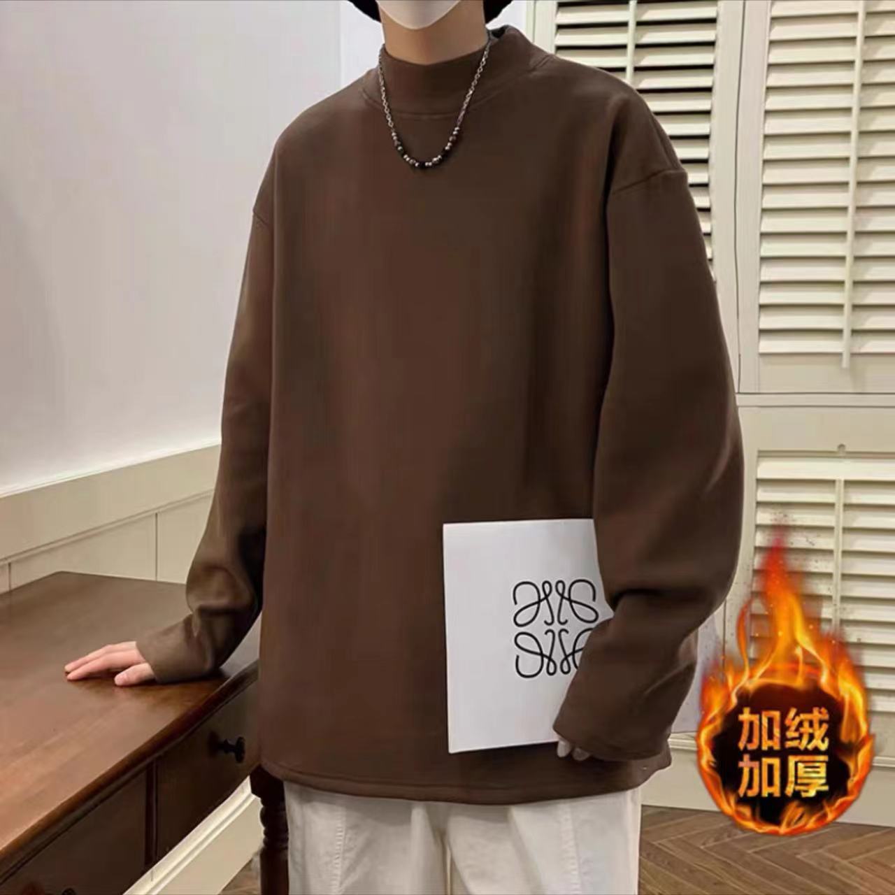 WASS-DJS-HD1438 다크 브라운 기모