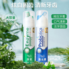 Wholesale Probiotic Toothpaste 120g Stain Removal Yellow Teeth Whitening Firm Teeth Fresh Breath Enzyme Toothpaste