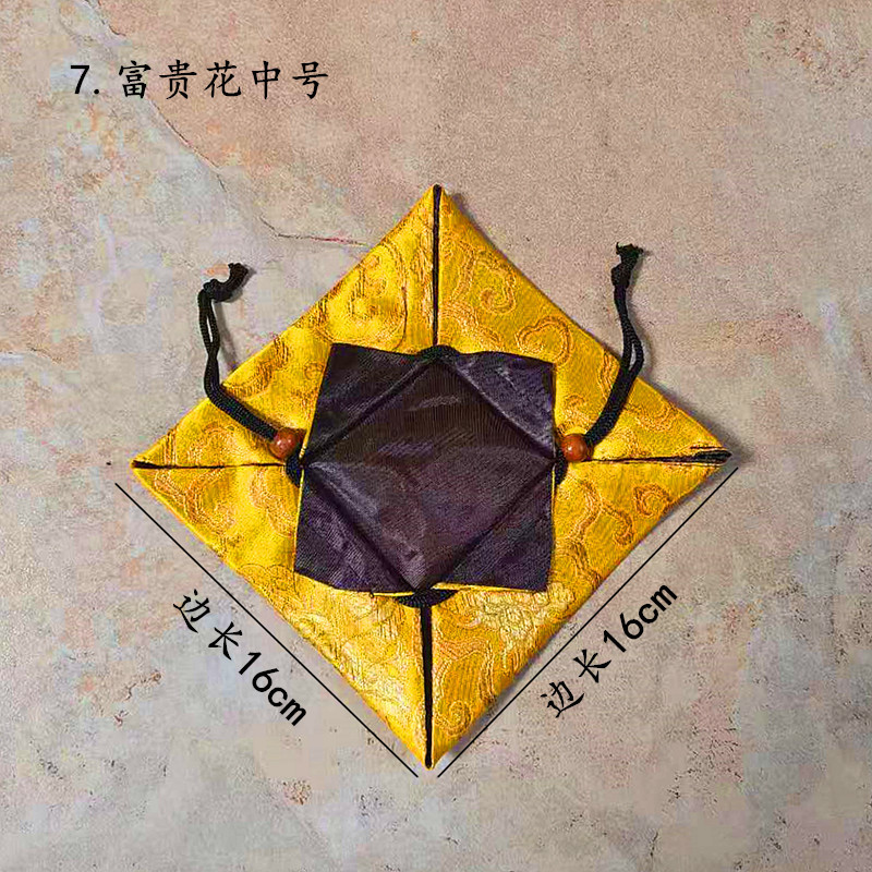 7. 부귀화 중형 16*16cm; 면직물; 변 길이 사이즈