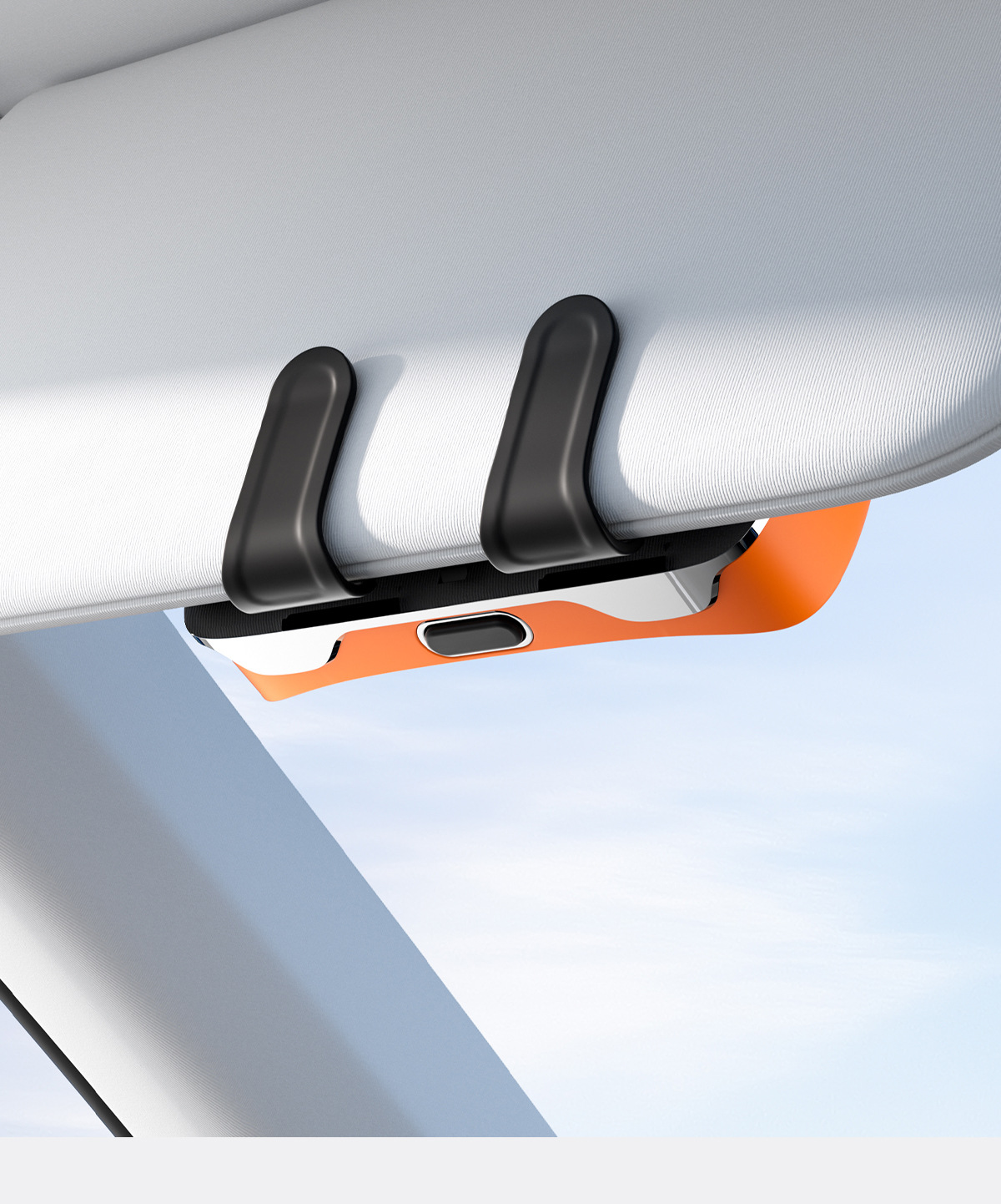 Car Sun Visor Glasses Storage Box In-Car Storage Push-Type Sunglasses Box New Cross-Border Universal Car Supplies