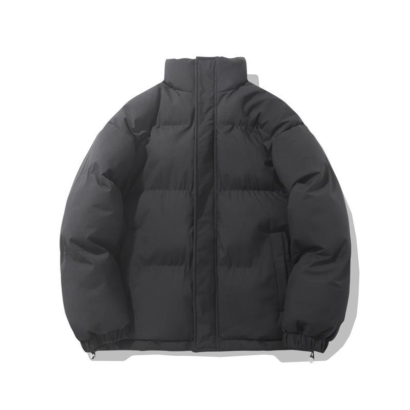 Giacca imbottita da uomo e da donna, ampia e con collo alto, giacca imbottita ispessita, giacca da uomo per coppie_voghion.com