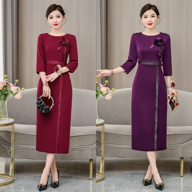 2024 Летнее новое платье мамы