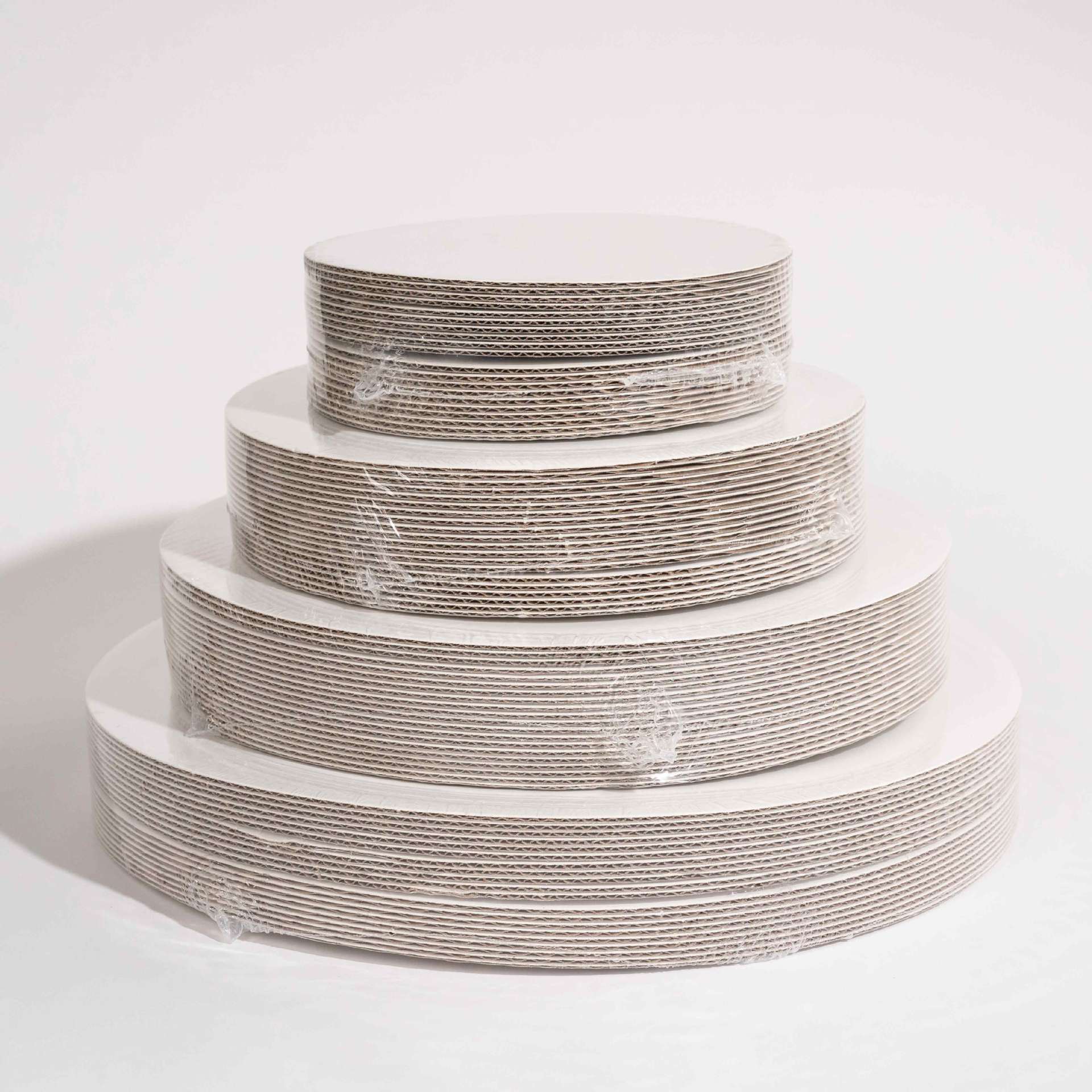 Transfronterizo 6 pulgadas/12 pulgadas redondo 2mm/3mm pastel de encaje de Phnom Penh soporte inferior pastel de cumpleaños base de cartón corrugado