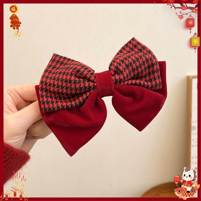 Horquilla Infantil con Borlas Chinas Hecha a Mano para Año Nuevo y Hanfu