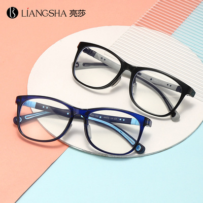 children Flexibility silica gel girl tr90 Spectacle frame Nose pads Baby myopia Amblyopia Eyeglass frame wholesale