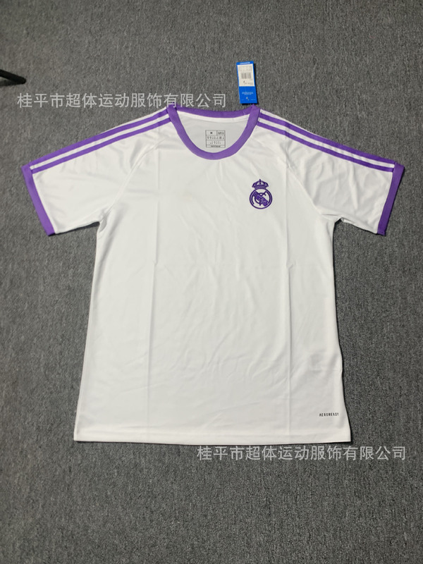 サッカーユニフォーム 2425 レアル・マドリード ホーム 半袖Tシャツ メンズ サッカークラブ ジャージ プリント入り 速乾性 通気性|undefined