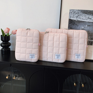 Cross-Border Korean Ins Cute Cloud Embroider iPad Tablet Bag 11/13/ 15inch Notebook Cosmetics Bag