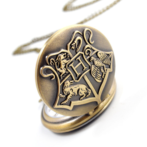 Retro Flip Pocket Watch Wholesale Harry Potter Snitch Pocket Watch Unisex Cartoon Quartz Pocket Watch