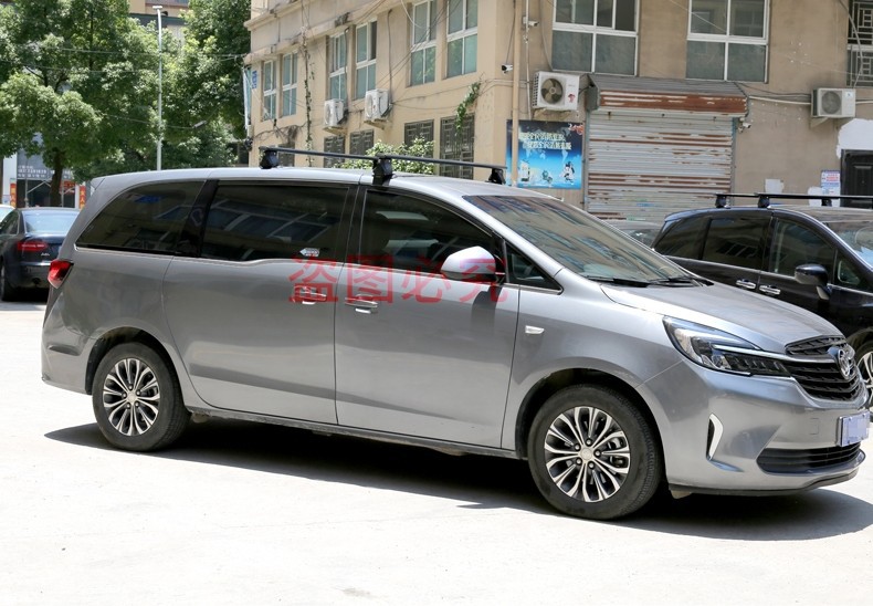 Aluminum alloy roof cross bar luggage rack GL8 fat head fish ES business cabin aivia special thickened with lid and lock