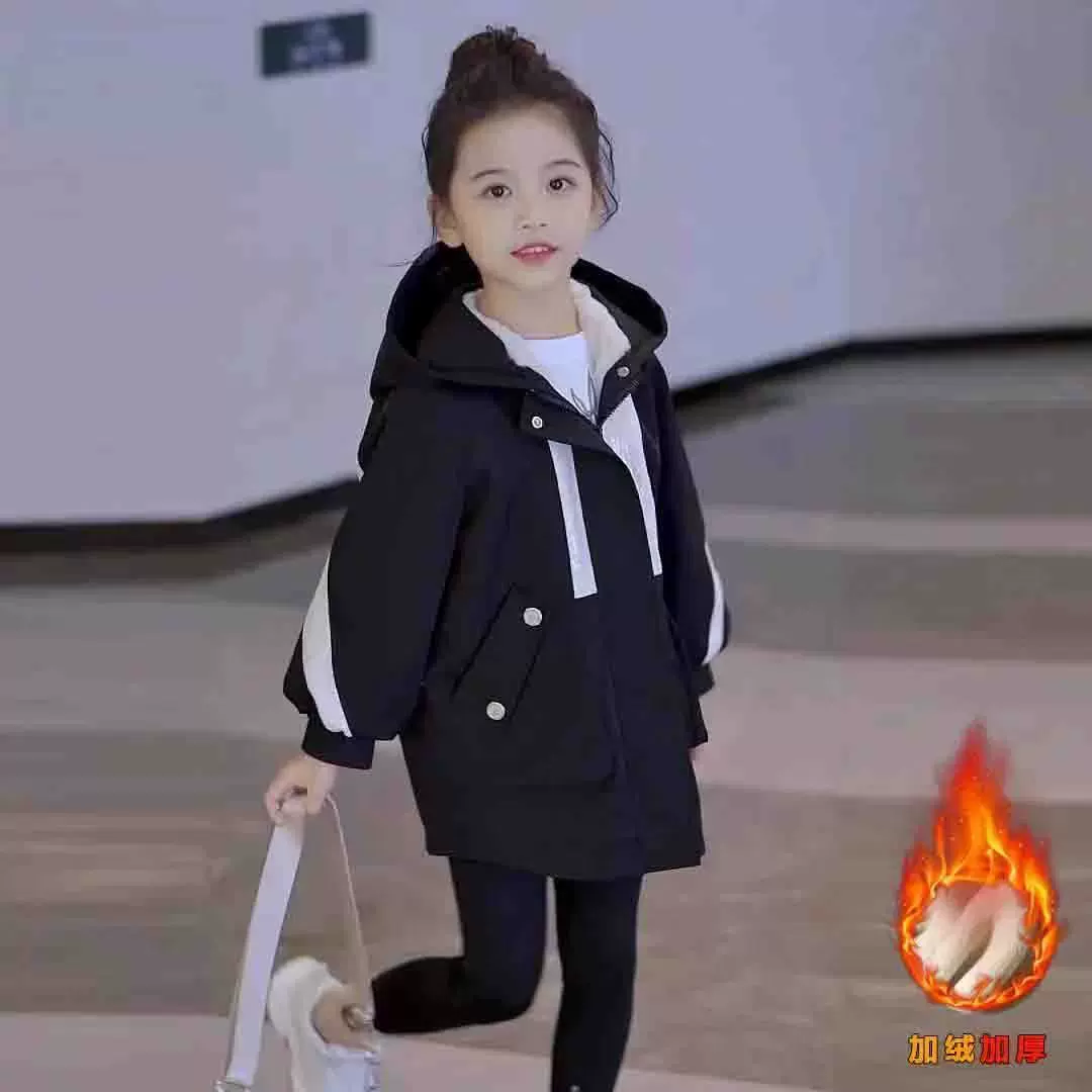 Девочки 2024 новый бархат плюс хлопок