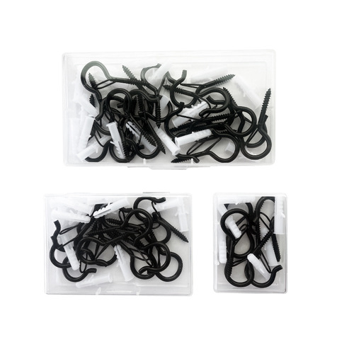 Amazon Q-shaped hook with spring buckle, safety buckle sheep eye hook, bonsai hook with expansion tube set