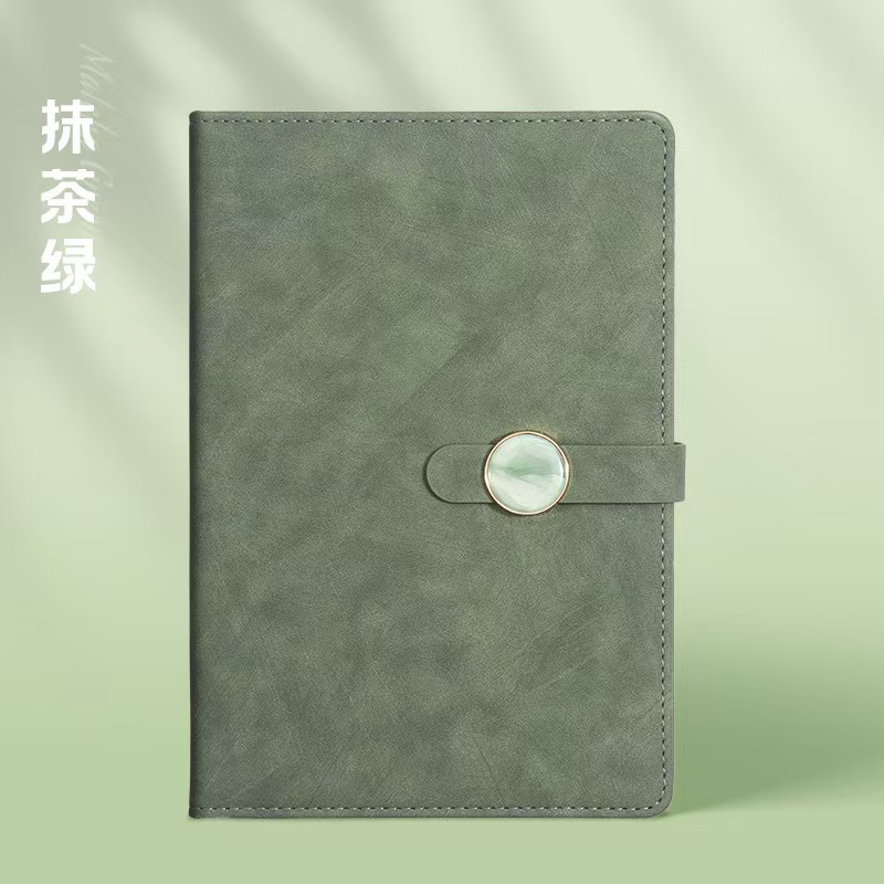 Caja de regalo de cuaderno de negocios A5 con alto valor de cara, nota de la oficina de la empresa, regalo de mano para imprimir logotipo