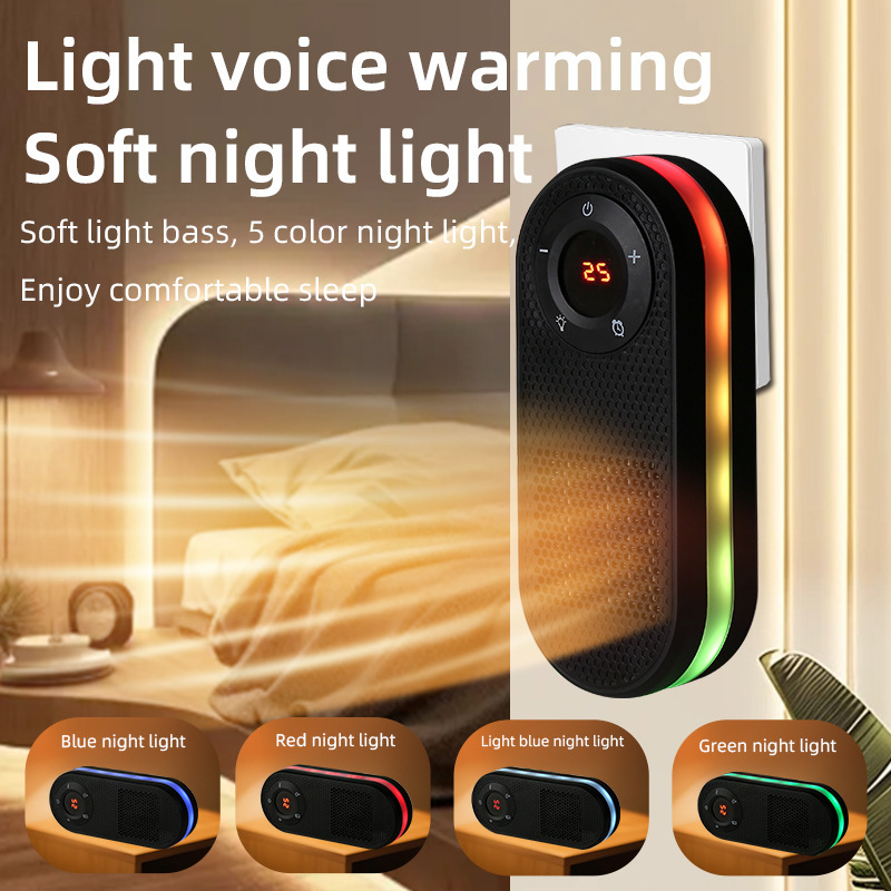 Cross-Border New Desktop Heater Small Household Heater Ptc Heating Silent Electric Heating Digital Display Cross-Border New Desktop Heater Small Household Heater Ptc Heating Silent Electric Heating Digital Display