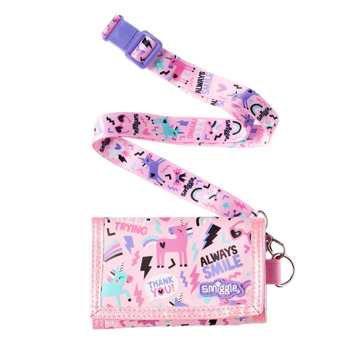 Australian Smiggle Children's Wallet Card Holder Student Foldable Unisex Cartoon Bus Card Case Birthday Gift