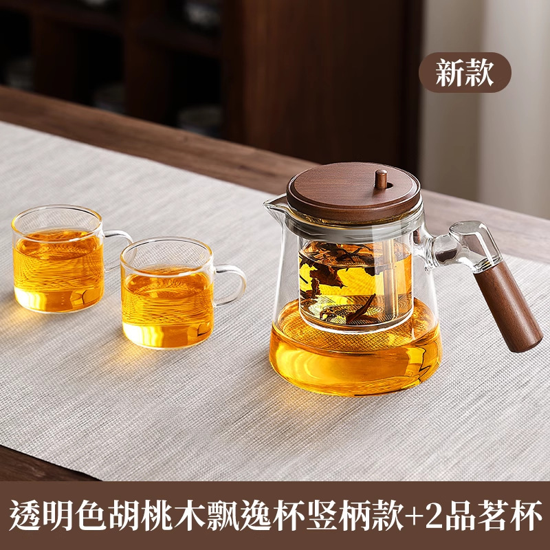 高ホウ素のケイ素の漂っているティーポットの家庭用の工夫の茶器のお茶は分離して花のティーポットを濾過します。|undefined