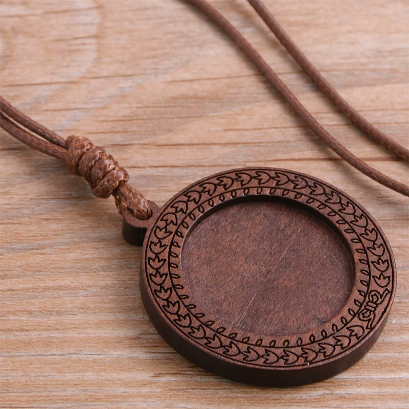 Деревянное украшение ногтей, ожерелье, стиль, DIY, с камнем