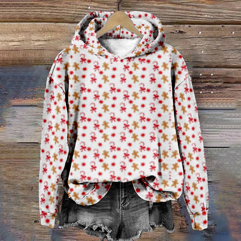 (2개) 염색 및 인쇄 성격 세계 예술 꽃 후드 여성 예술 스타일 패션 하라주쿠 긴 소매 스웨트 셔츠 캐주얼