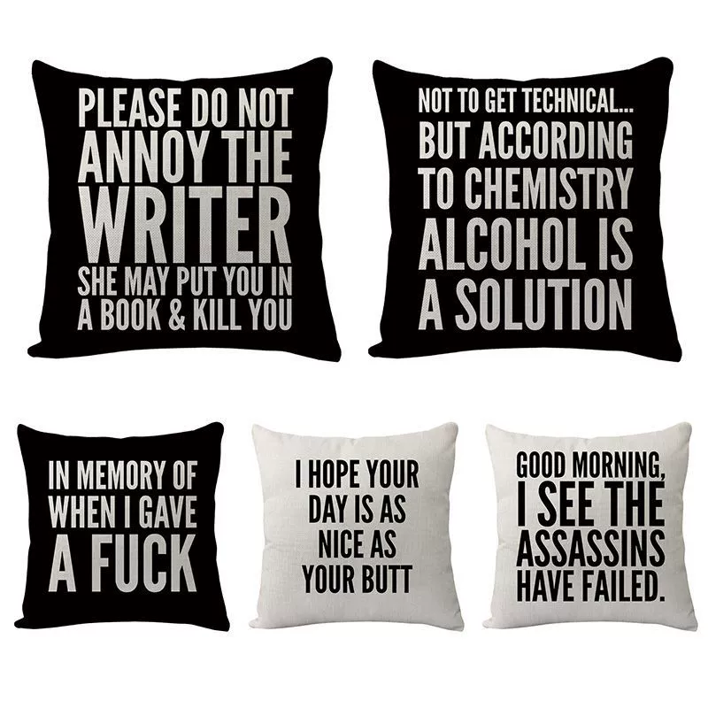 Pillow, sofa for bed, English, Amazon