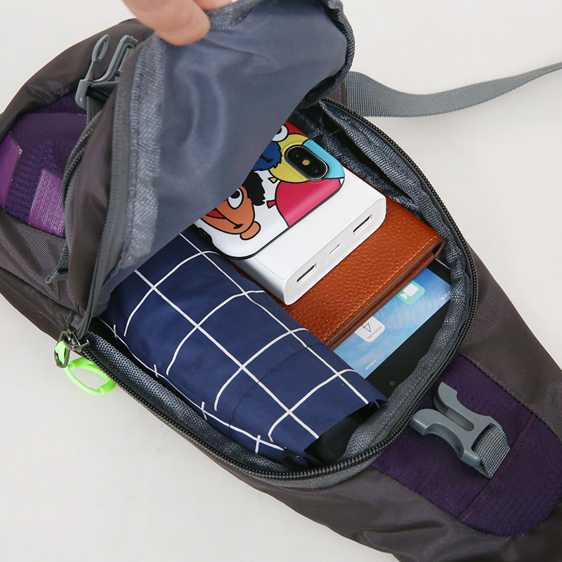  Bolso cruzado deportivo para hombre, riñonera ligera y resistente, unisex para viajes