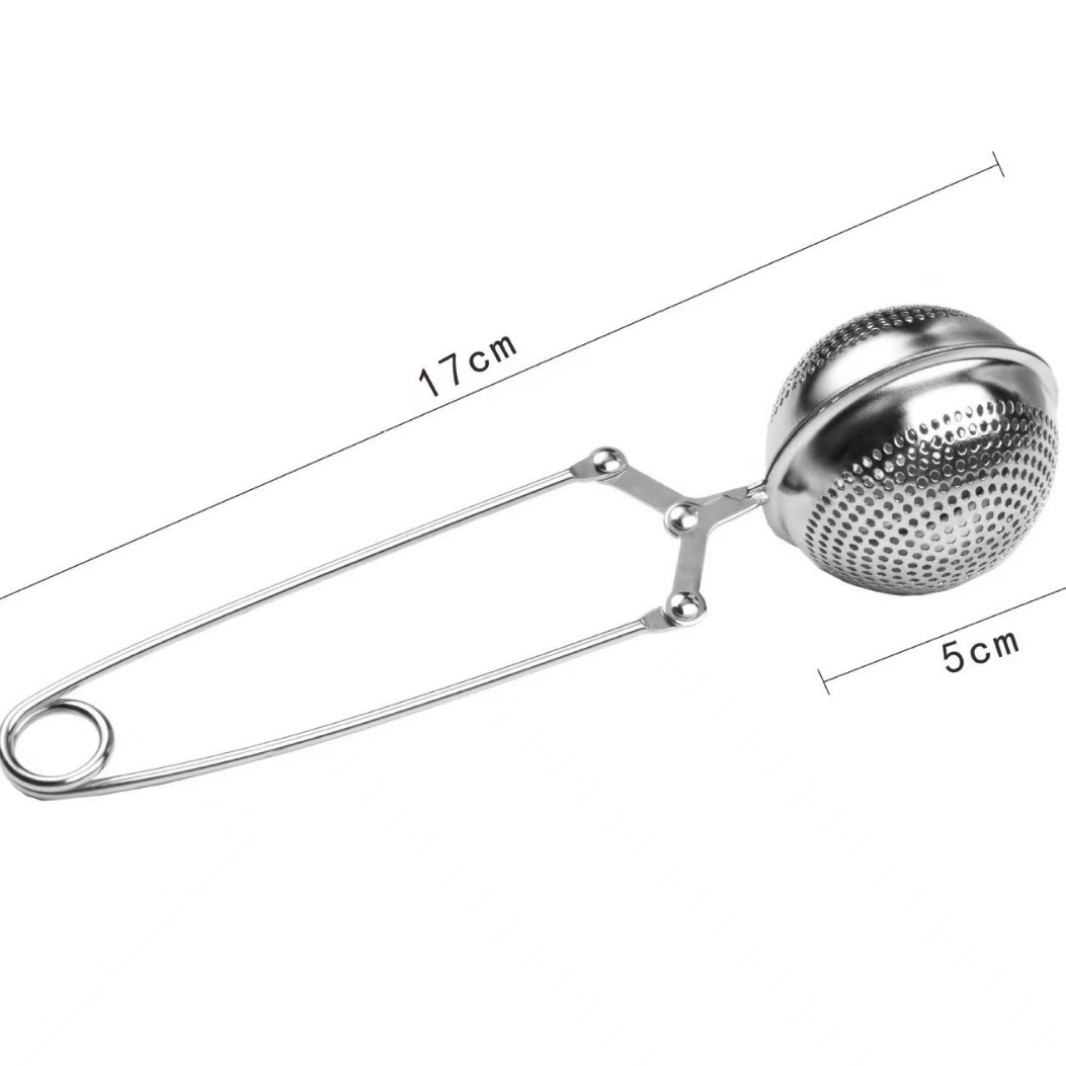 Té de oficina, hogar perezoso, fugas de té, separación de té de acero inoxidable, filtro de malla fina, clip de línea, bola de té de prensa