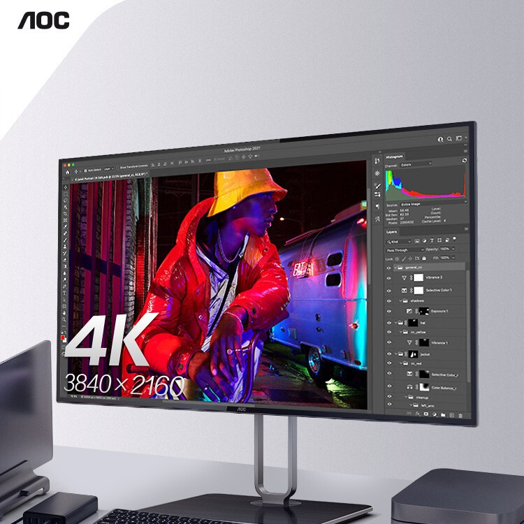 AOC U27U2S 27 inch 4K Ultra Clear NanoIPS screen HDR400 monitor 32 display TypeC