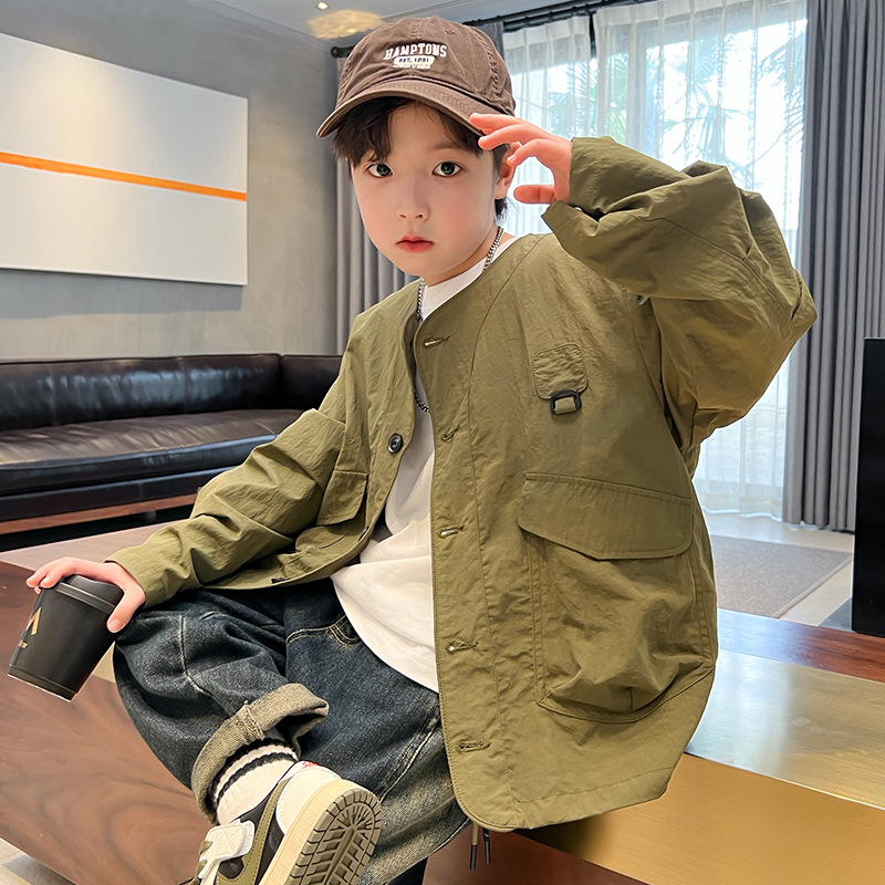 Jungen Koreanische version jacke für 2024, neue frühling und baseball jacke, mid größe kinder herbst top, hübsche_voghion.com