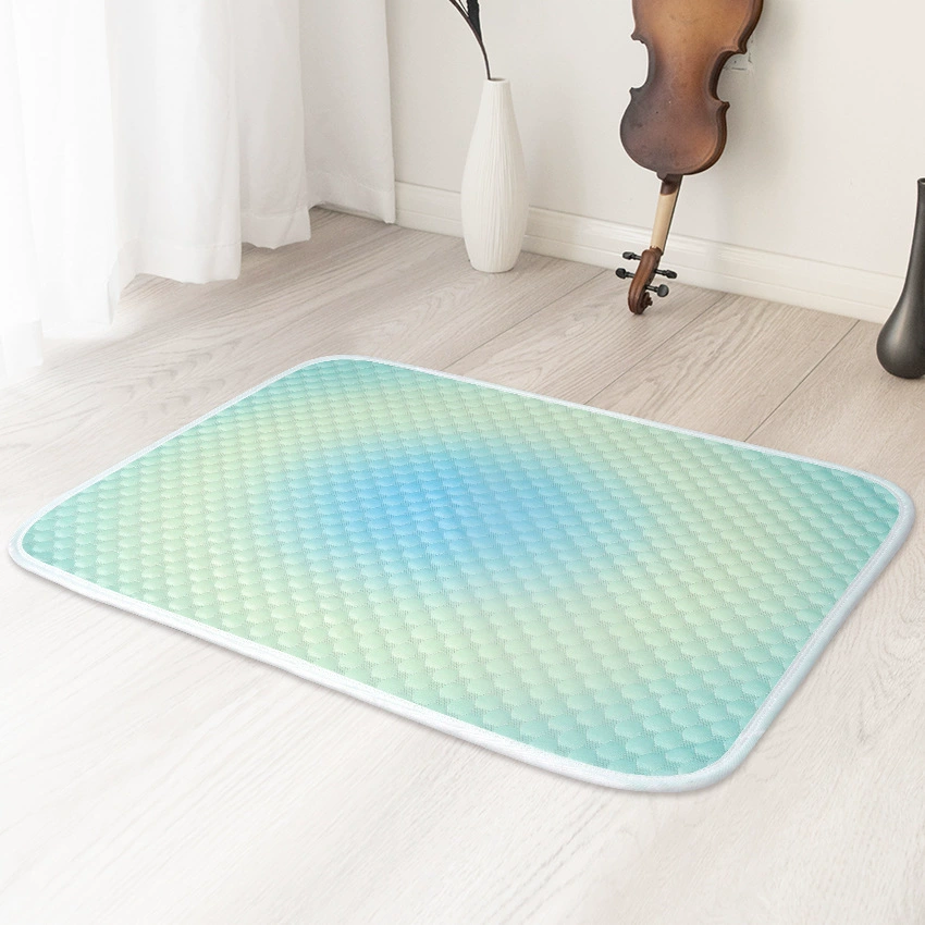 Охлаждающий коврик градиентного цвета 3D дышащий охлаждающий коврик для домашних животных, коврик для сна для собак, кошек, кроликов, моющийся дышащий коврик