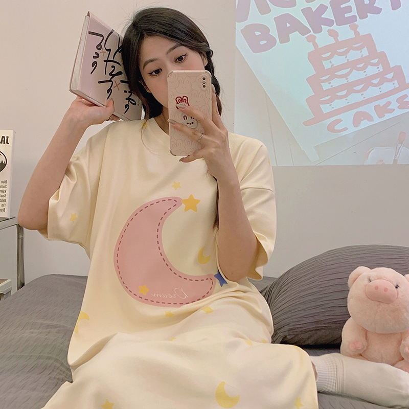 Pijama de verano para mujeres 2024 nueva mujer de algodón sexy de verano de mangas cortas para mujeres embarazadas pijamas de gato negro de verano para mujeres