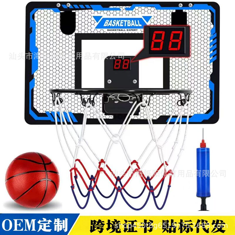 Cross-Border Amazon Children's Outdoor Wall-Mounted Basketball Hoop Dunking Basketball Rack Board Sports Toys and Sporting Goods
