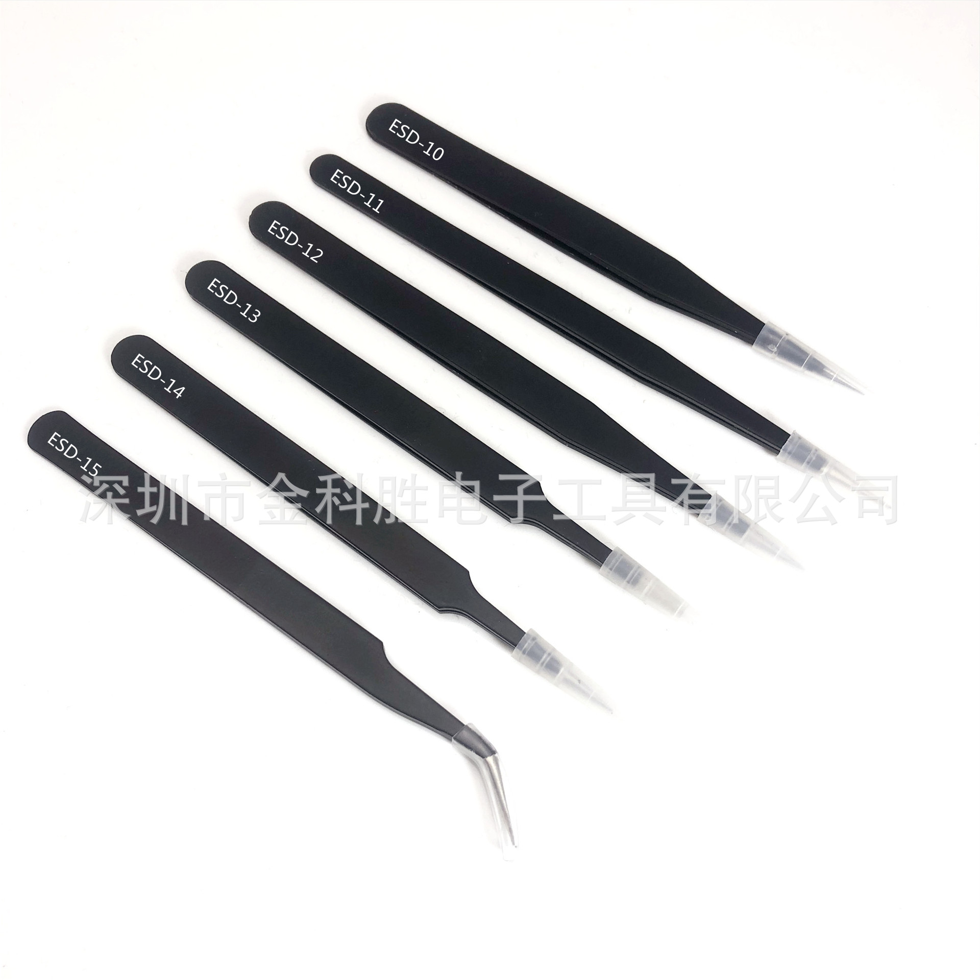 厂家热销ESD防静电不锈钢镊子手机 工业手账镊子DIY工具挑毛