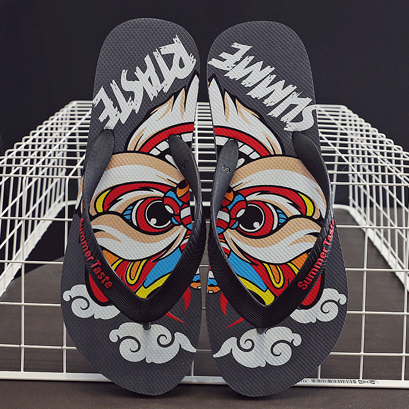 Zapatillas de verano antipatinantes para hombres Zapatillas de moda personales al aire libre nuevos zapatillas de playa para hombres