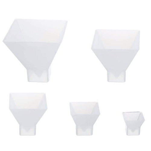 Crystal glue pyramid silicone mold DIY handmade jewelry triangle dry flower resin ornament model