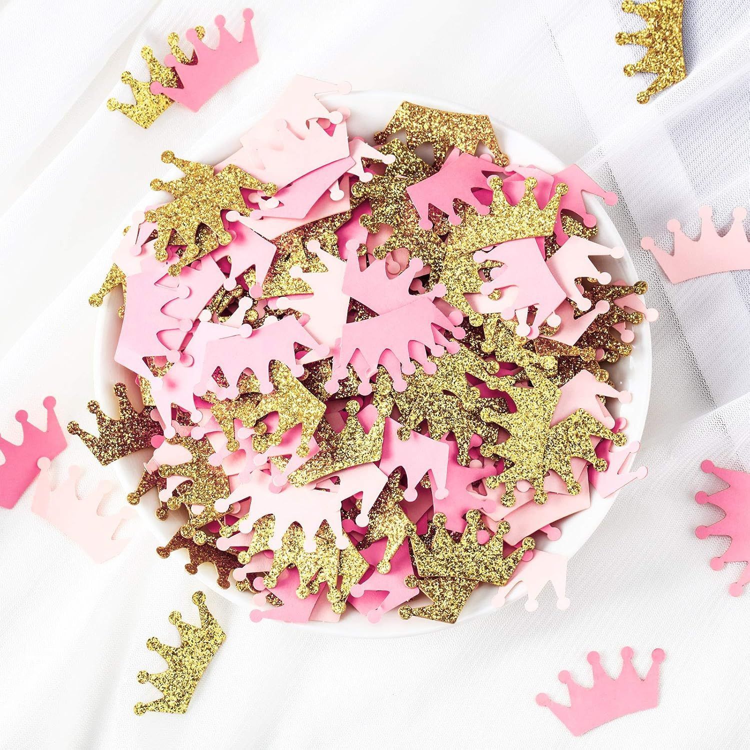 Crown Graduate Paper Dandruff Prince Prince King Crown Five Color Paper Deduction is suitable for baby girl birthday party supplies 4