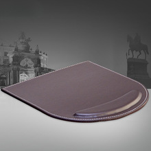 雙面皮革鼠標墊 鼠標器護腕墊電腦周邊配件辦公文具用品