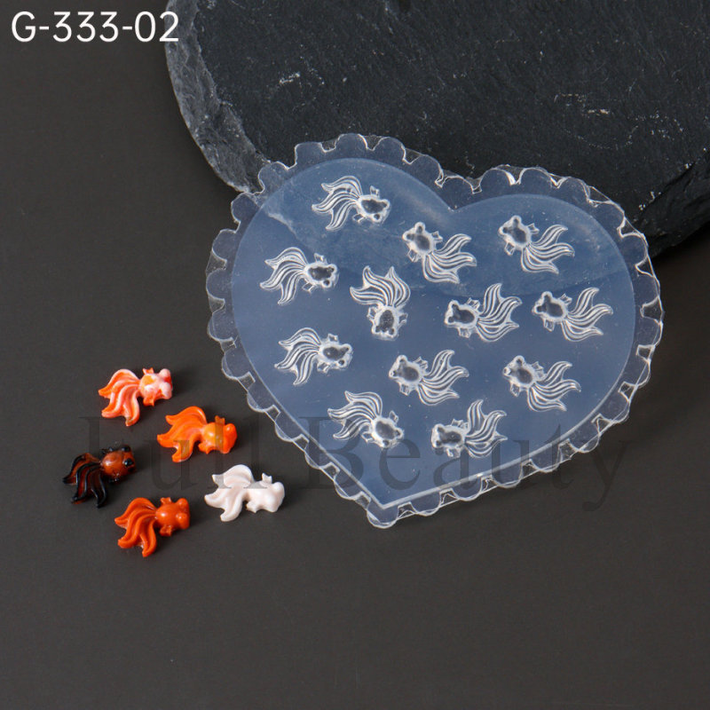 国境を越えた新しいネイルシリカゲル金型春夏ハスの花ツバキの花バラの花蝶ネクタイ立体彫刻金型|undefined