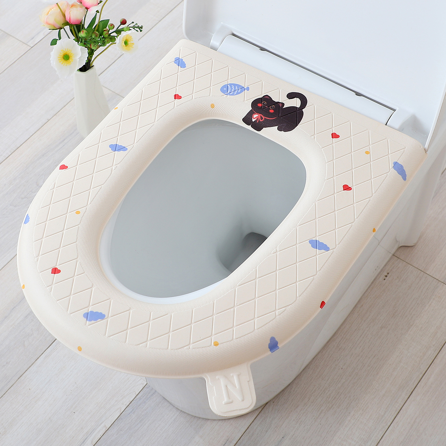 Mèo yêu màu be không thấm nước lớn / 40*47