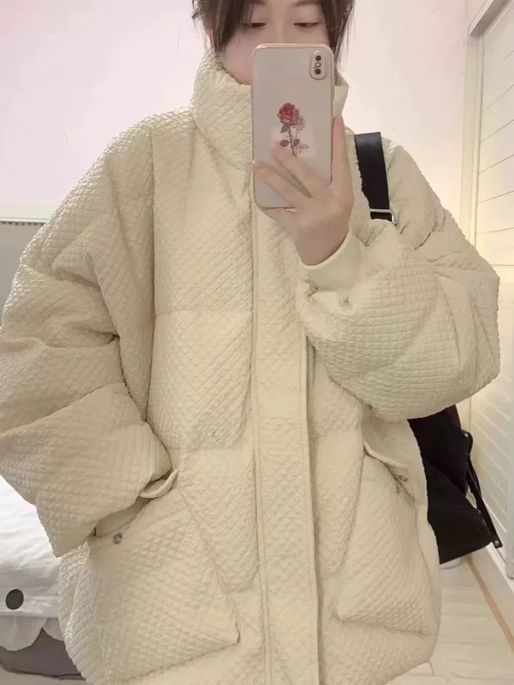 Winter down jacket, 2024 years, Korean style, oversize, increased thickness